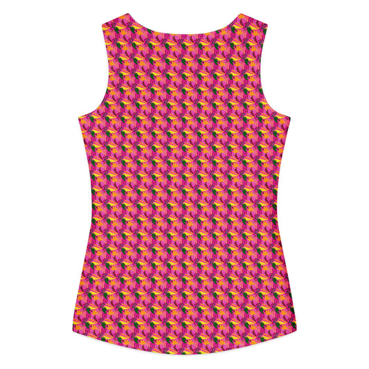 Women's cotton tank top Floral Tank Top - PratSN