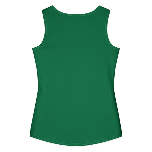 Women's Cotton Tank Top, Green Top - PratSN