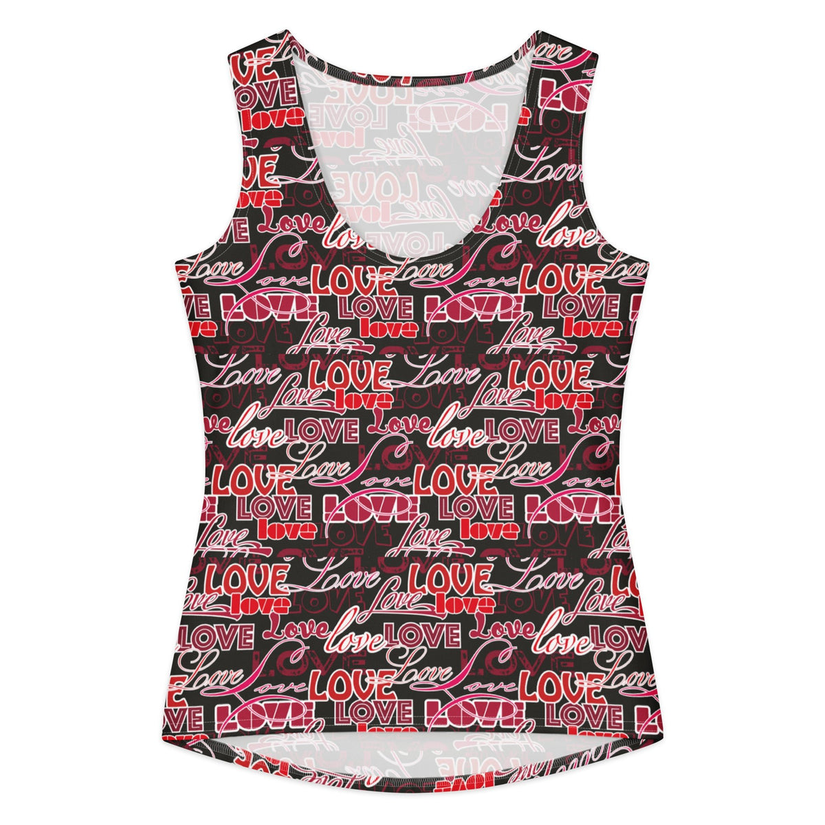 Women's cotton tank top Love Pattern Top - PratSN