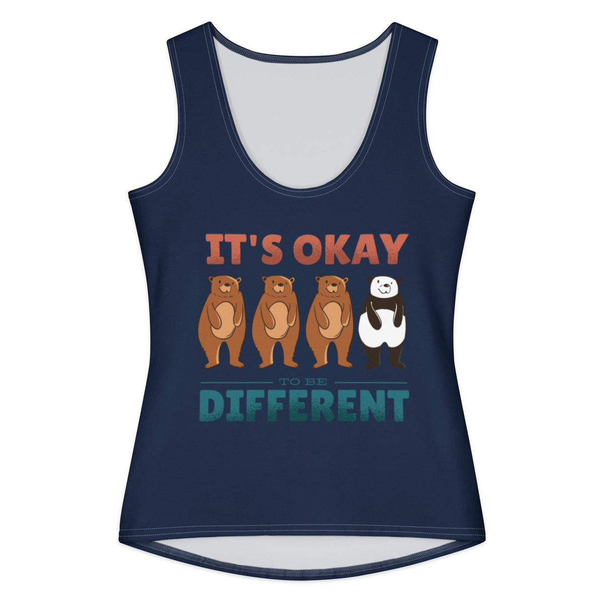 Women's Cotton Tank Top Navy Blue Top - PratSN