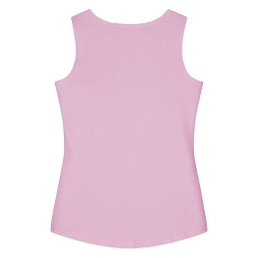 Women's cotton tank top, pink top - PratSN