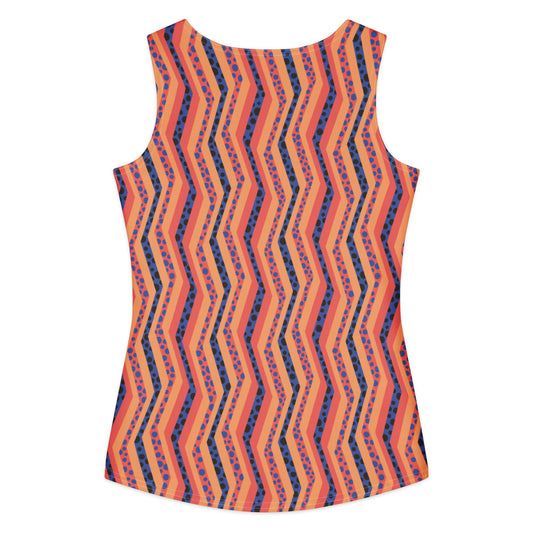 Women's cotton tank top Print Tank Top. - PratSN