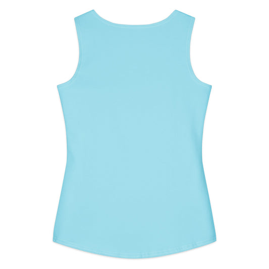 Women's Cotton Tank Top, Sky Blue Top - PratSN