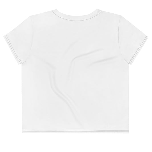 Women's Crop Tee, Vintage Top Floral Crop Top - PratSN