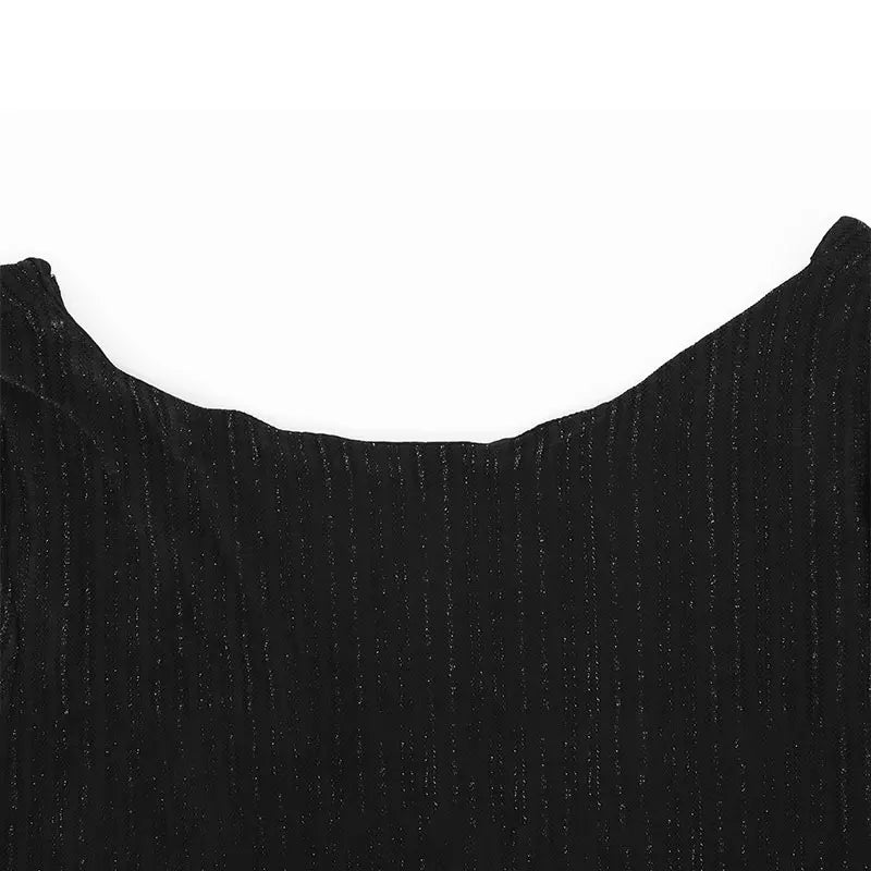 Women's Dresses New Autumn Black Sexy Backless See Through Mini Dresses Streetwear Fashion Long Sleeves Elegant Club Party Dress - PratSN