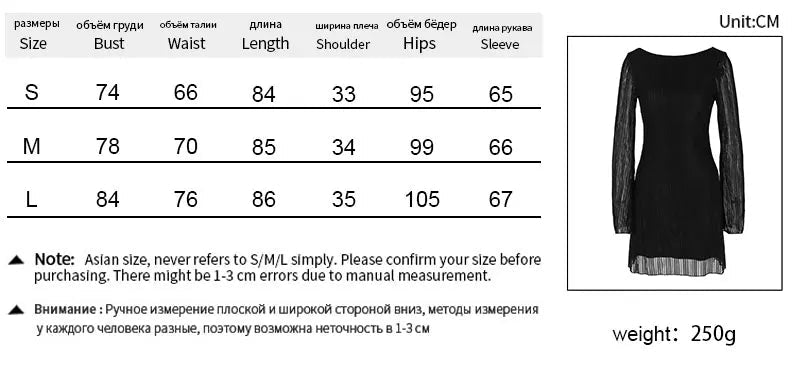 Women's Dresses New Autumn Black Sexy Backless See Through Mini Dresses Streetwear Fashion Long Sleeves Elegant Club Party Dress - PratSN