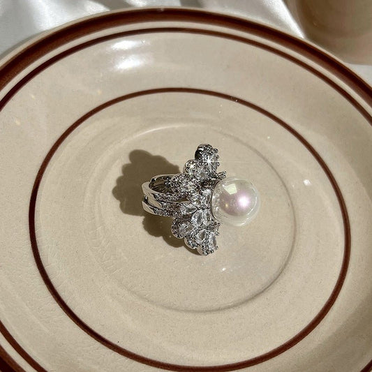 Women's European And American Luxury Pearl Ring - PratSN
