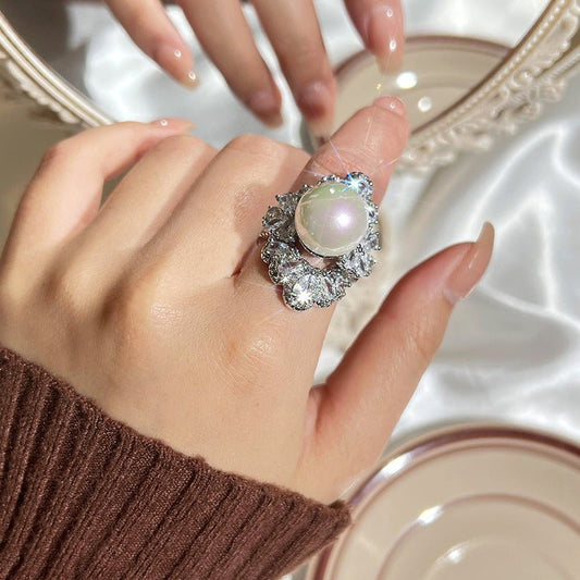 Women's European And American Luxury Pearl Ring - PratSN