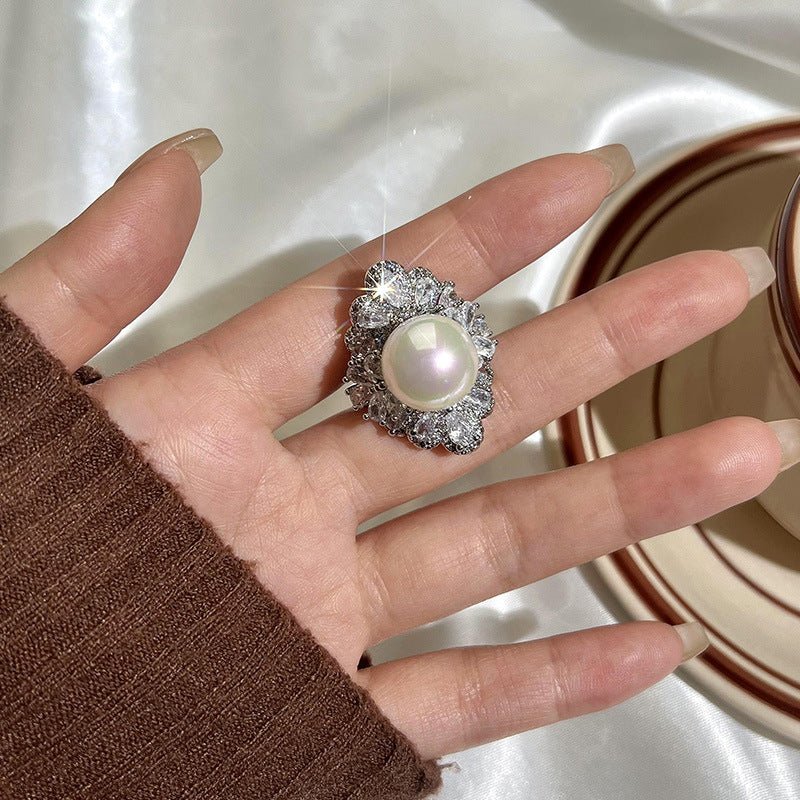 Women's European And American Luxury Pearl Ring - PratSN