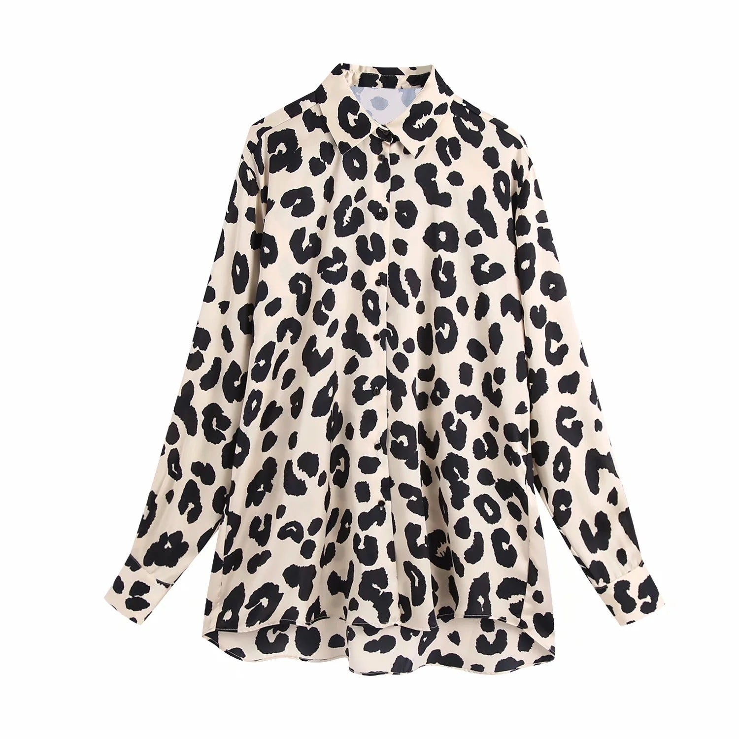 Women's Fabric print loose shirt - PratSN