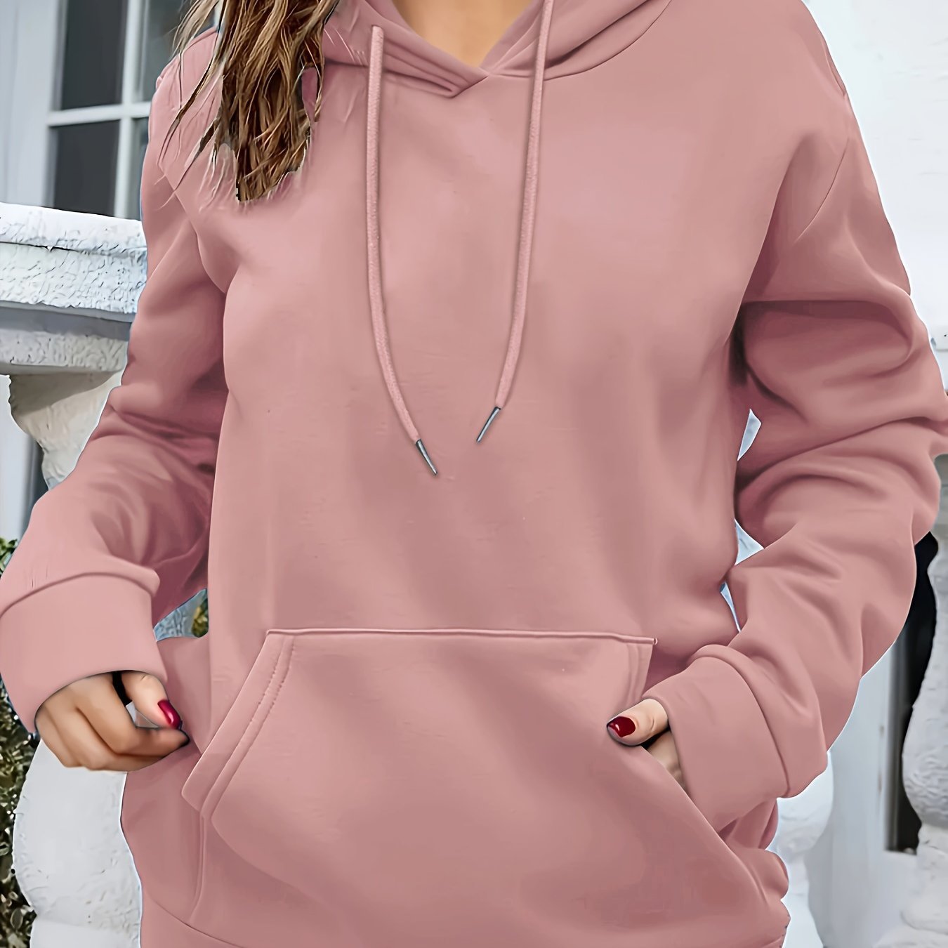 Women's Fashion Geometry Pattern Pattern Hoodie - PratSN