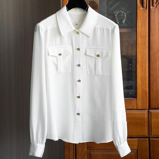 Women's Fashionable Personalized French Elegant Shirt - PratSN