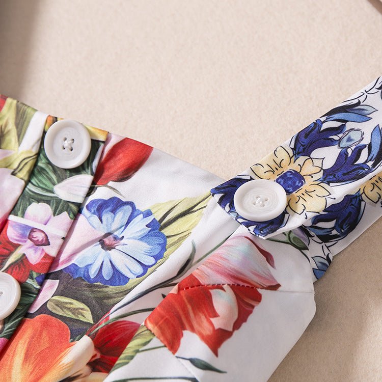 Women's Fashionable Temperament Printed Sleeveless Dress - PratSN