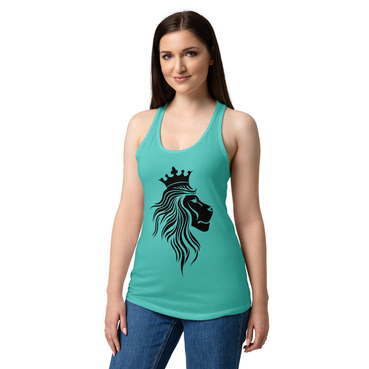 Women’s fitted racerback tank top - PratSN