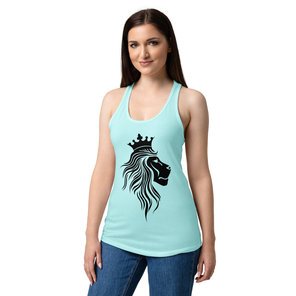 Women’s fitted racerback tank top - PratSN