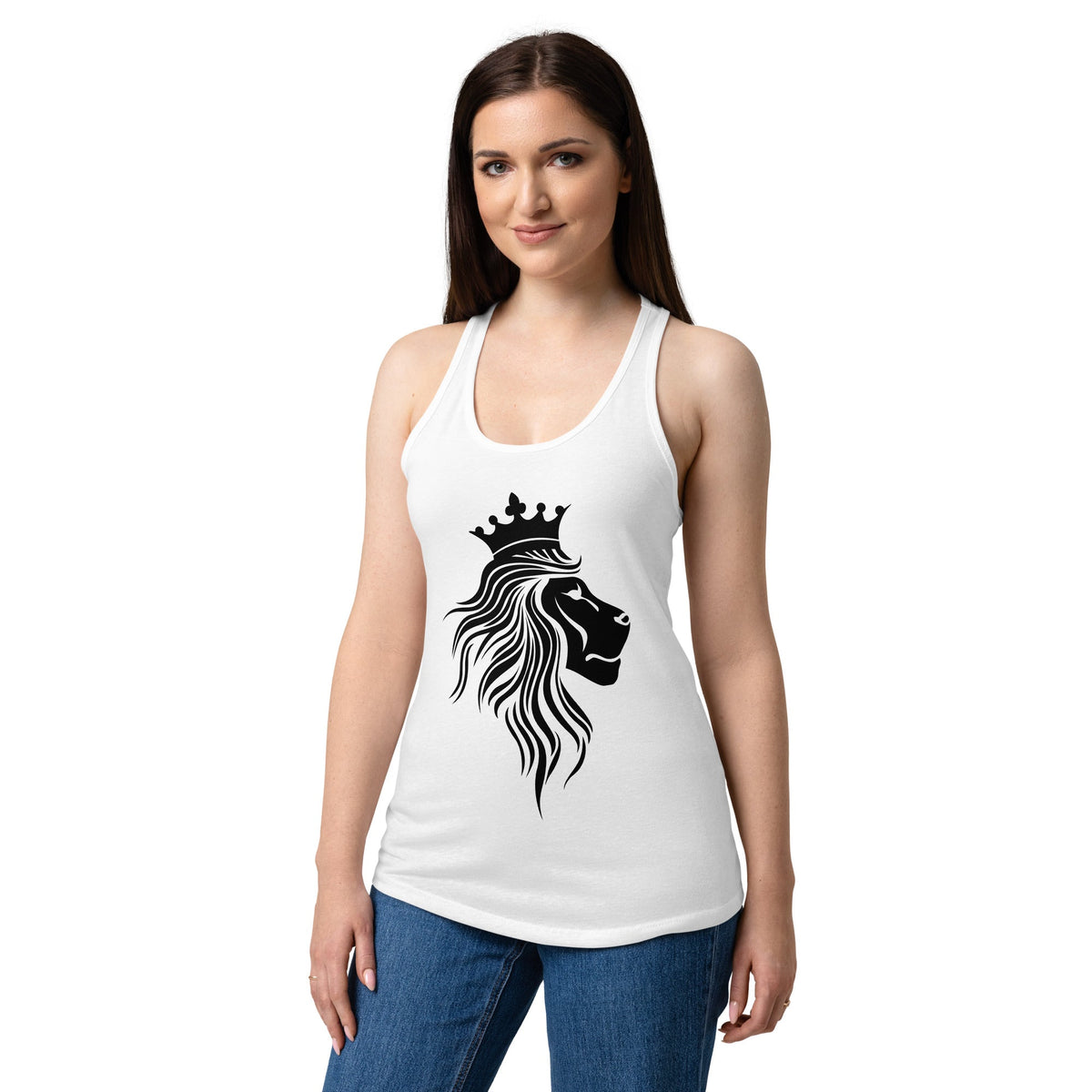 Women’s fitted racerback tank top - PratSN