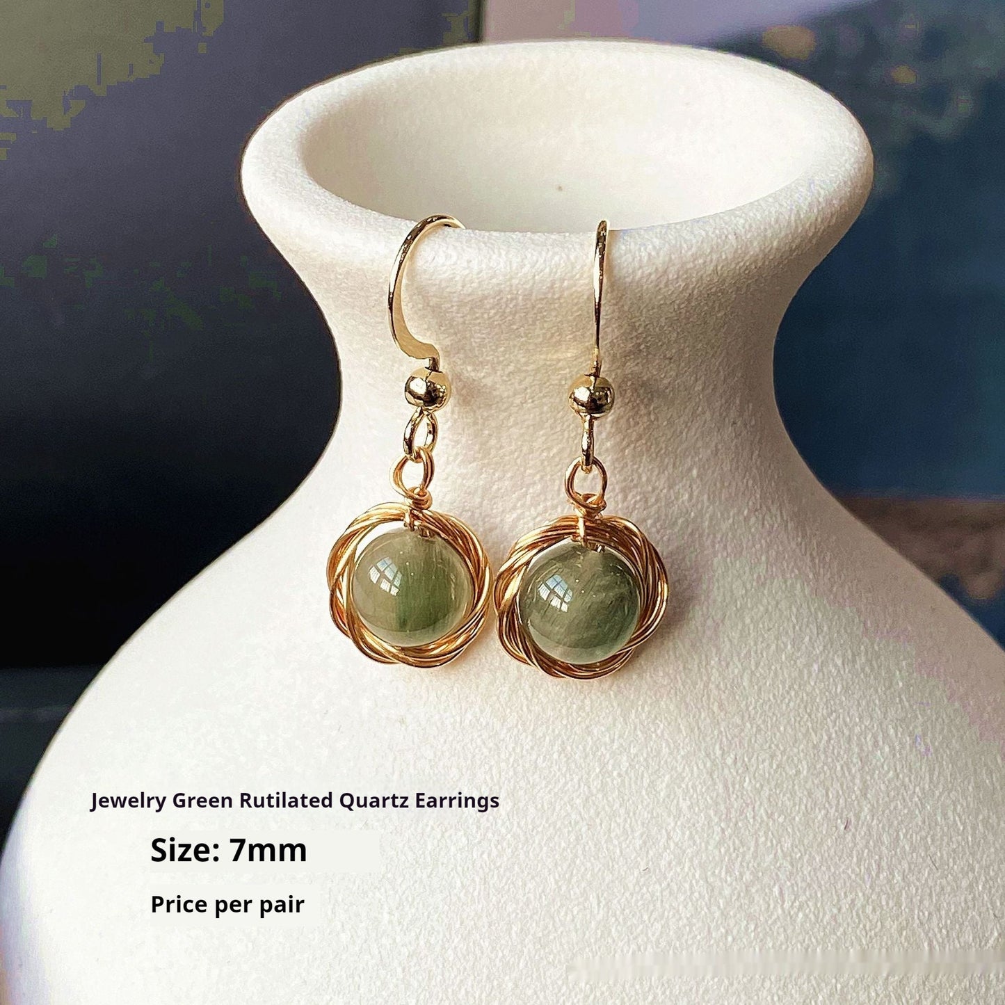 Women's Freshwater White Pearl Earrings - PratSN