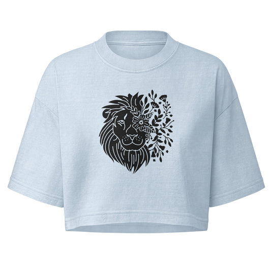 Women’s garment dye cropped tee - PratSN