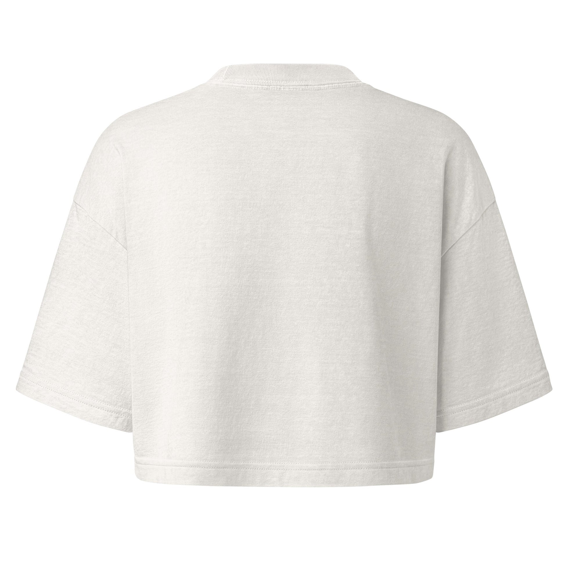 Women’s garment dye cropped tee - PratSN