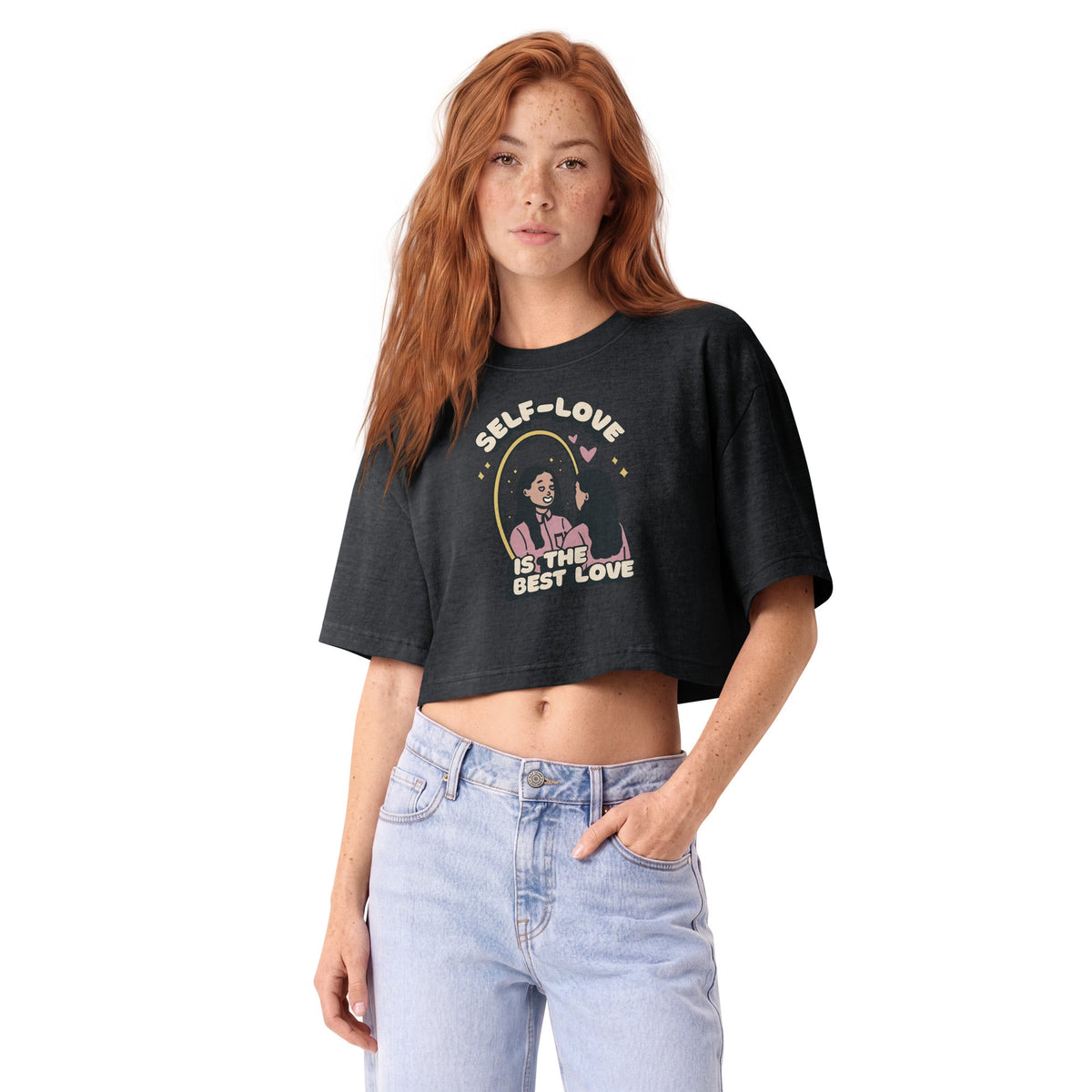 Women’s garment dye cropped tee - PratSN
