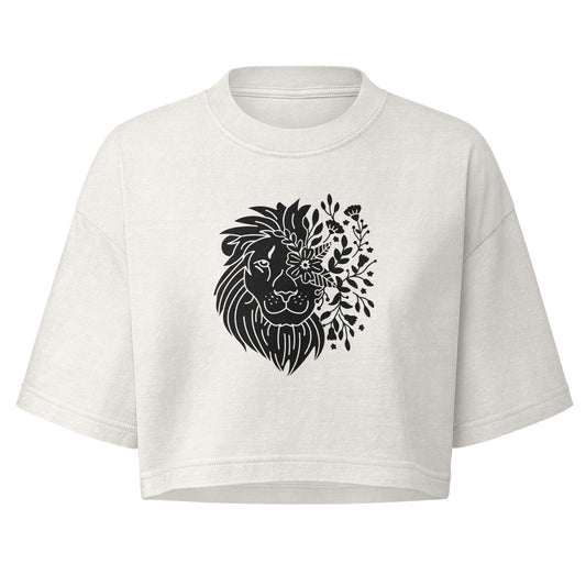 Women’s garment dye cropped tee - PratSN