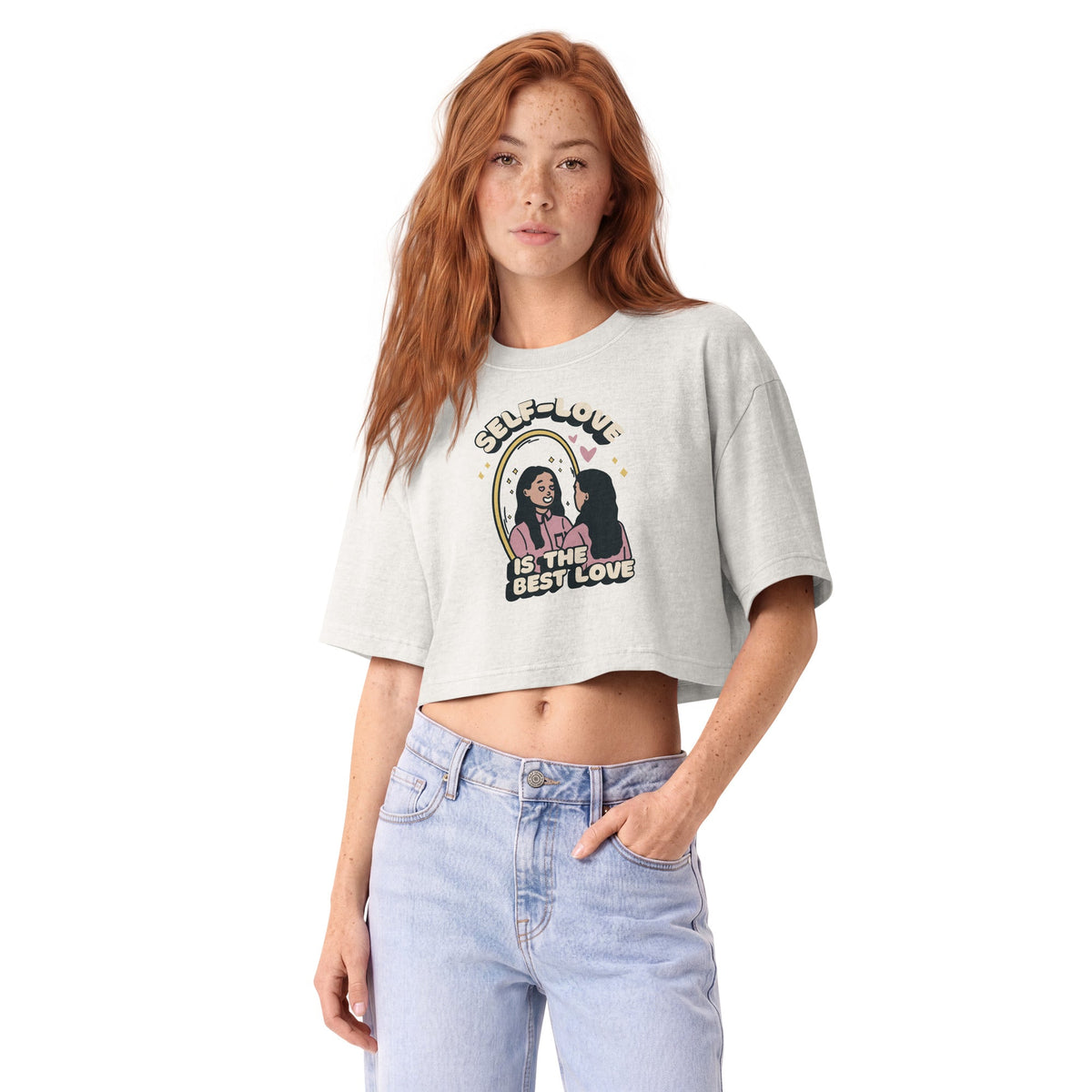 Women’s garment dye cropped tee - PratSN