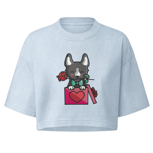 Women’s garment dye cropped tee - PratSN