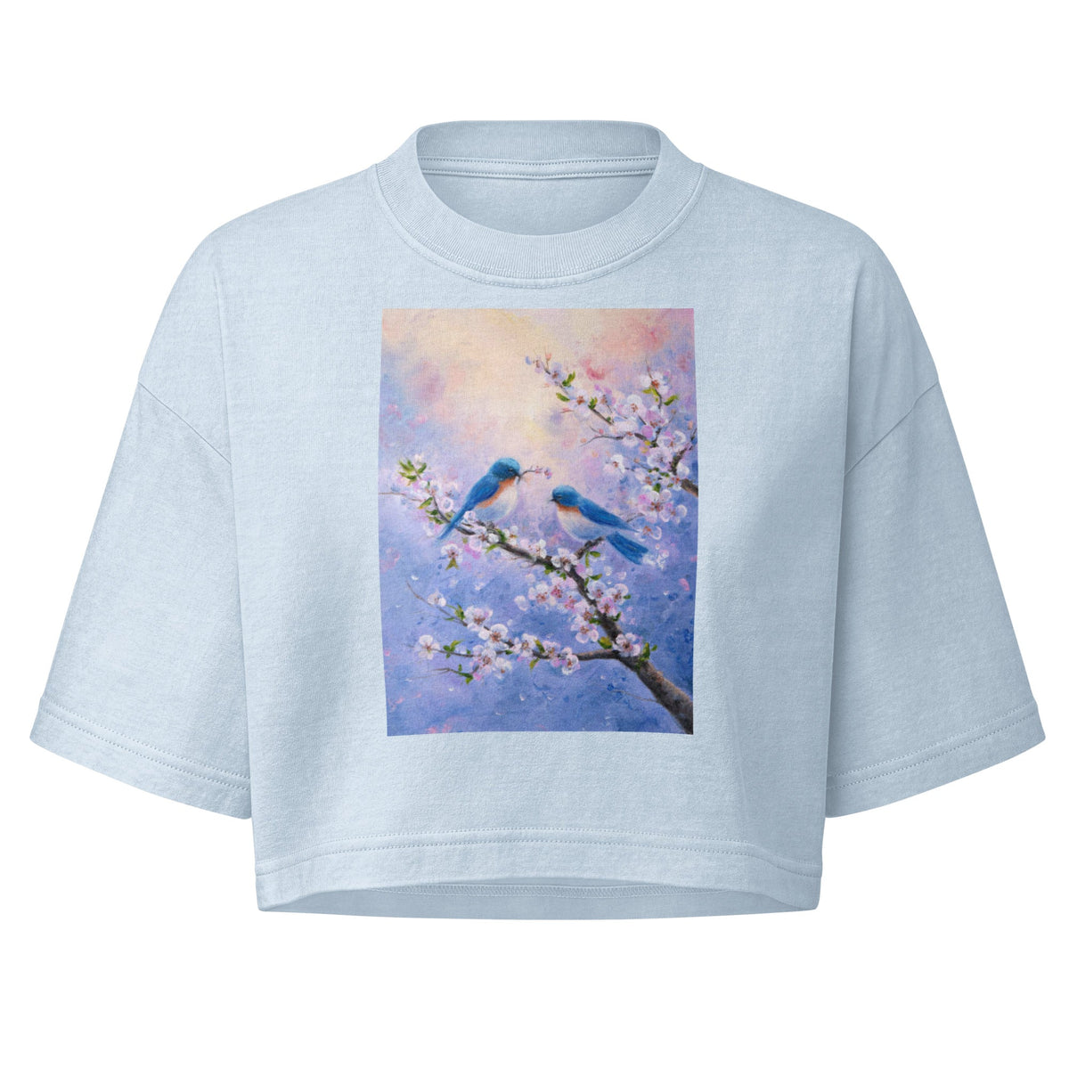 Women’s garment dye cropped tee - PratSN