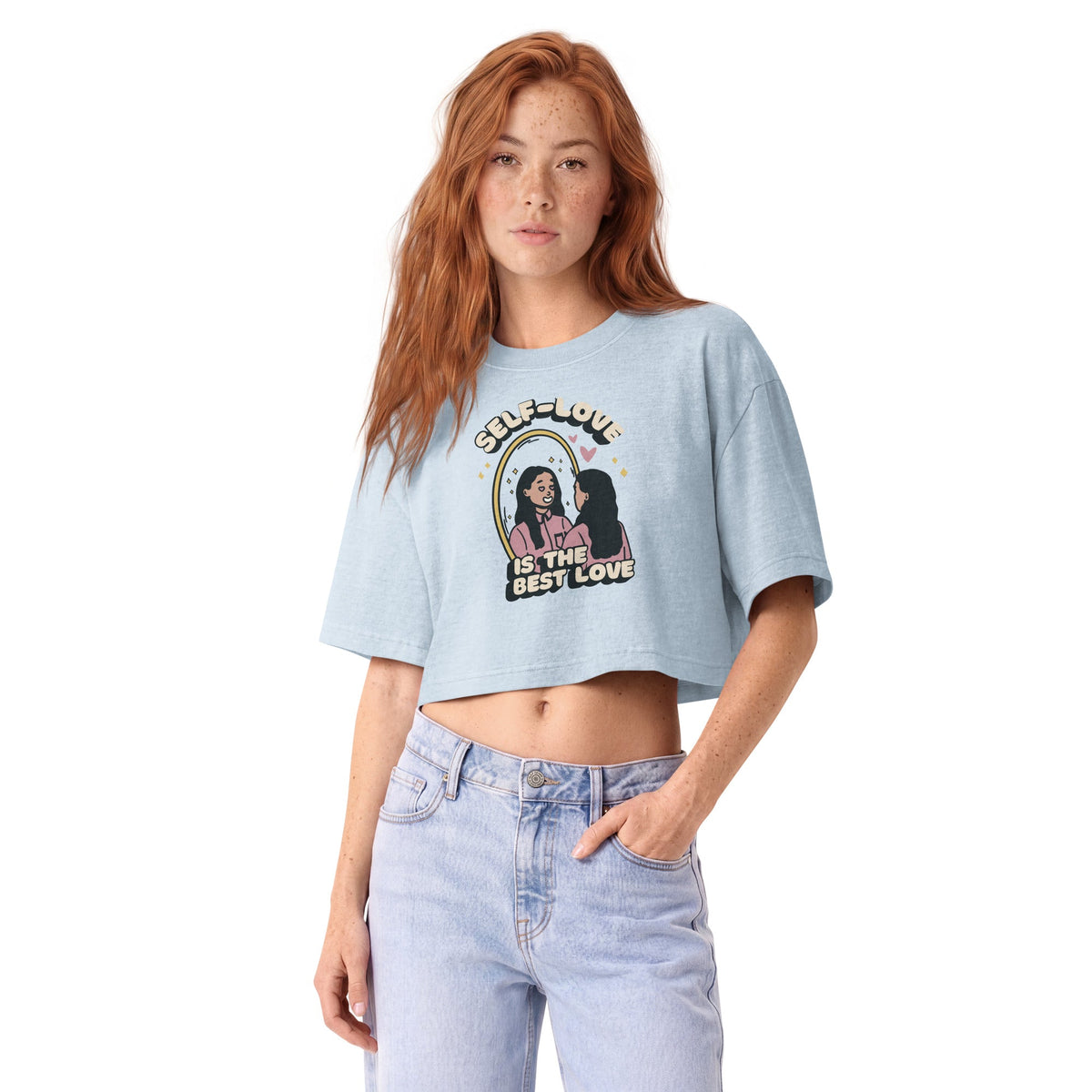Women’s garment dye cropped tee - PratSN