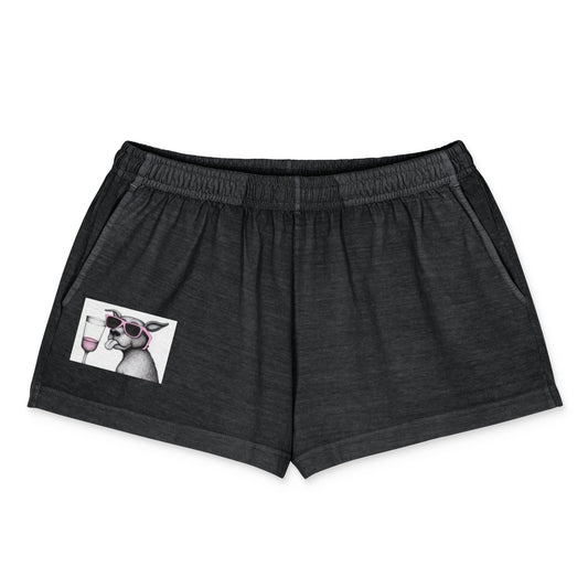 Women's garment-dyed shorts - PratSN