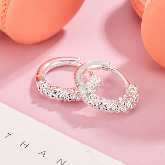Women's Golden Silver Circle Earring - PratSN