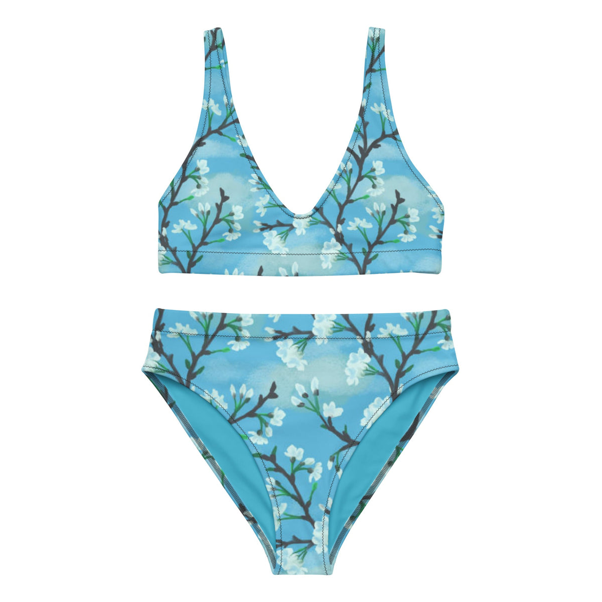 Women's high-waisted bikini Set - PratSN
