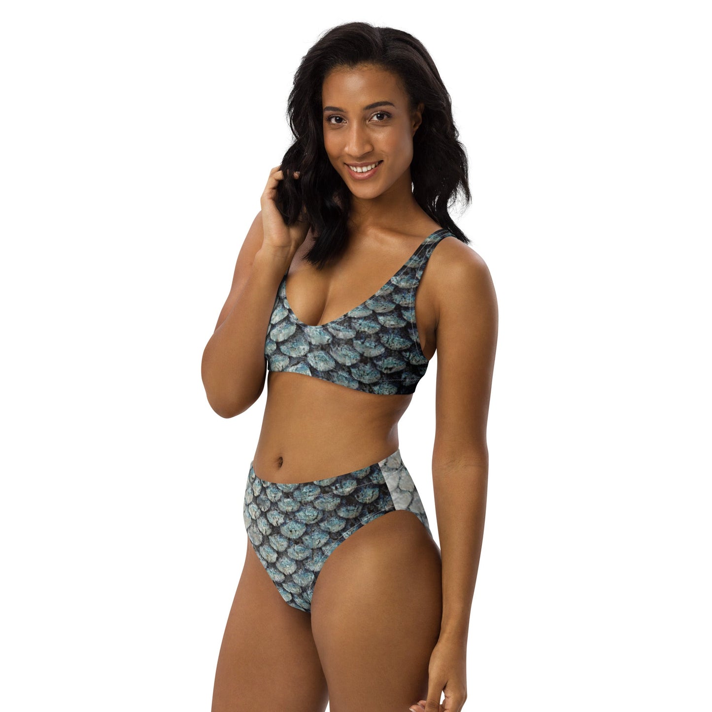 Women's high - waisted bikini, Swimsuit for Women Vacation Beachwear Cruise Swimsuit, Bikini, Gift Bathing Suit - PratSN