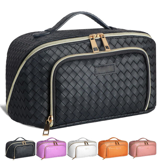 Women's Large - Capacity Cosmetic Bag Portable Waterproof Makeup Storage Case - PratSN