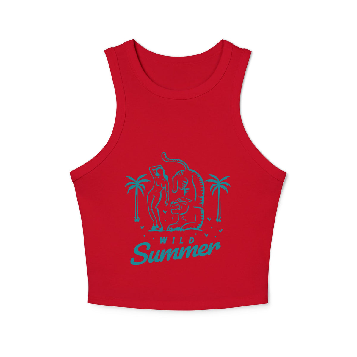 Women's micro rib racer tank top - PratSN