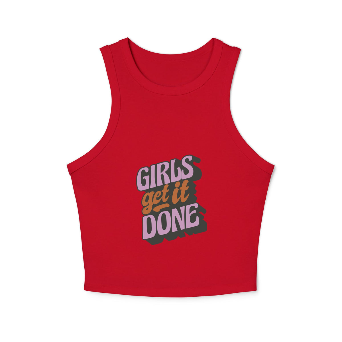 Women's micro rib racer tank top - PratSN