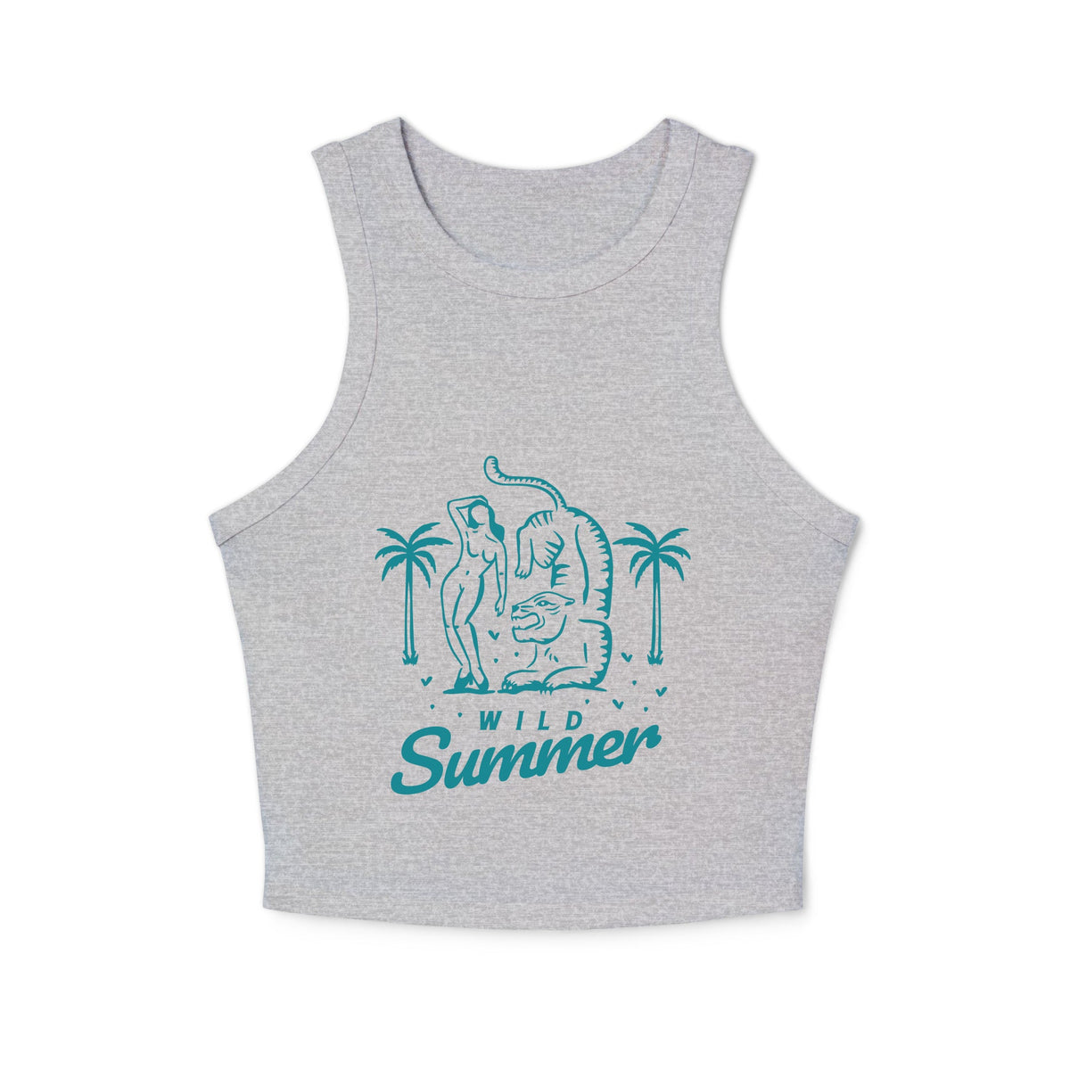 Women's micro rib racer tank top - PratSN