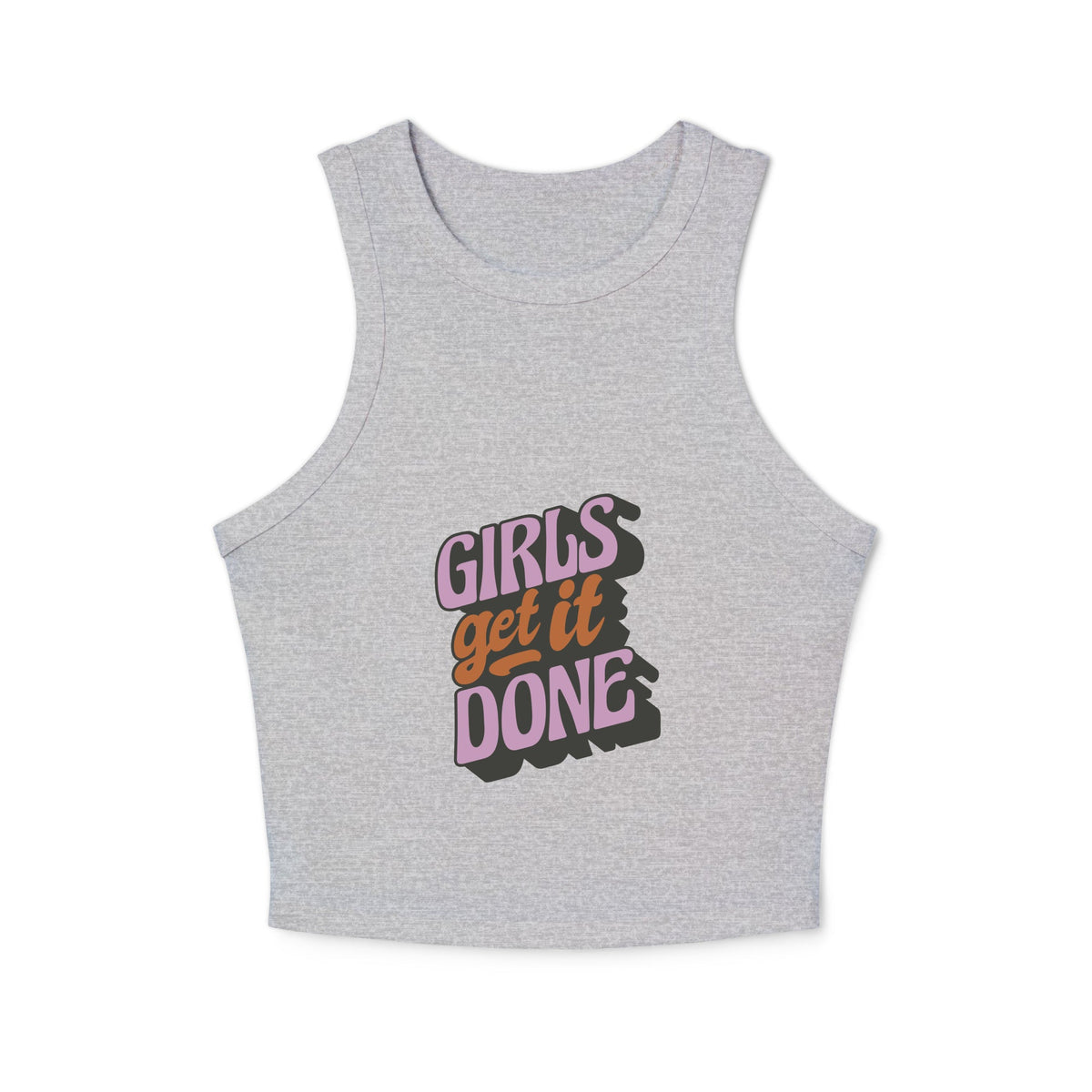 Women's micro rib racer tank top - PratSN