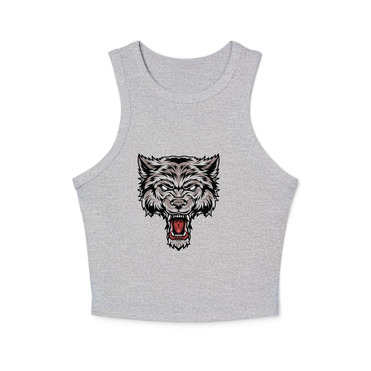 Women's micro rib racer tank top - PratSN