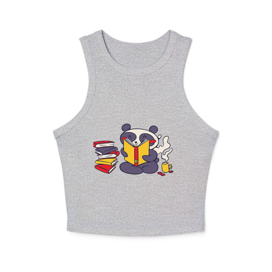 Women's micro rib racer tank top - PratSN