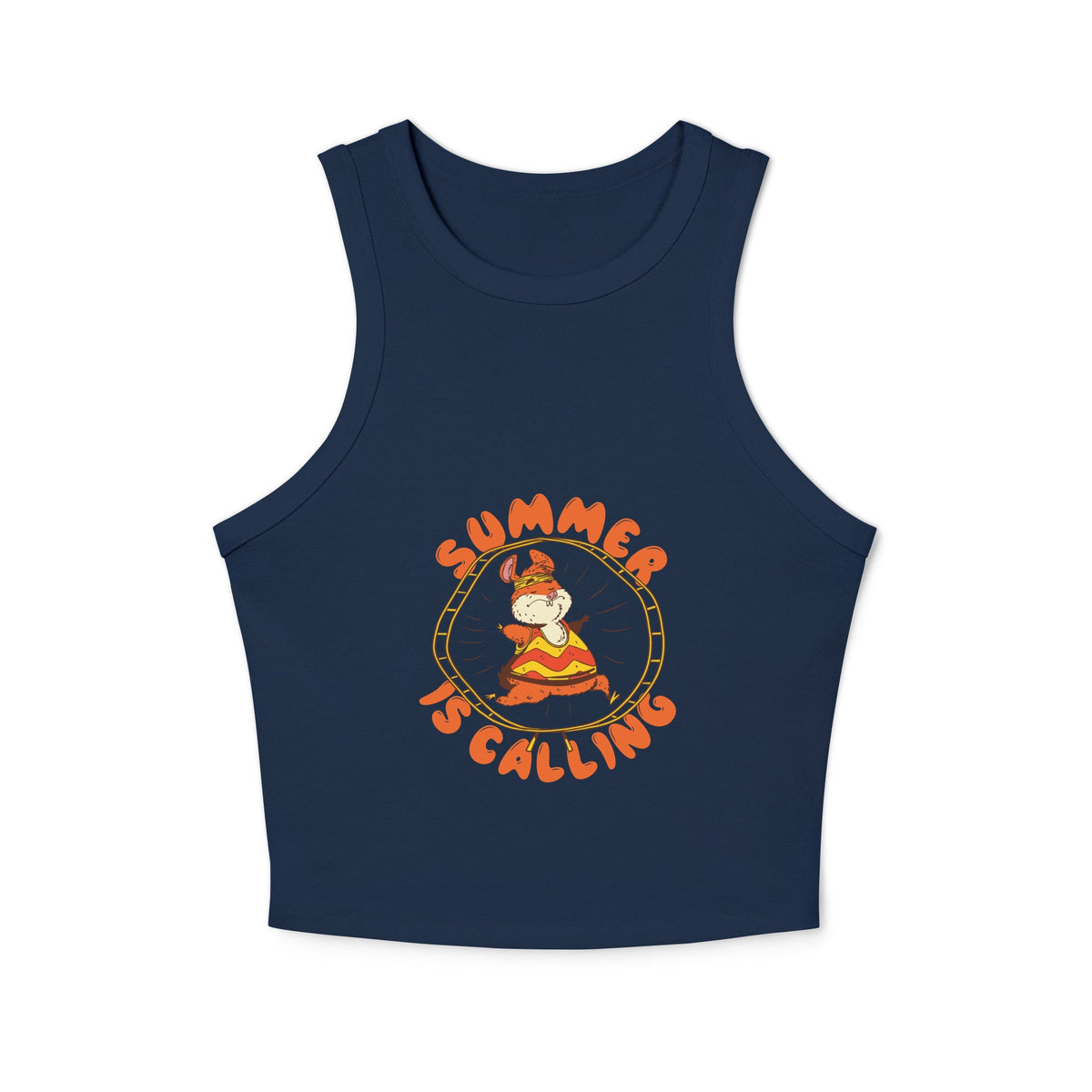 Women's micro rib racer tank top - PratSN