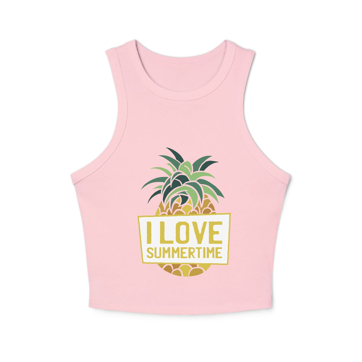Women's micro rib racer tank top - PratSN