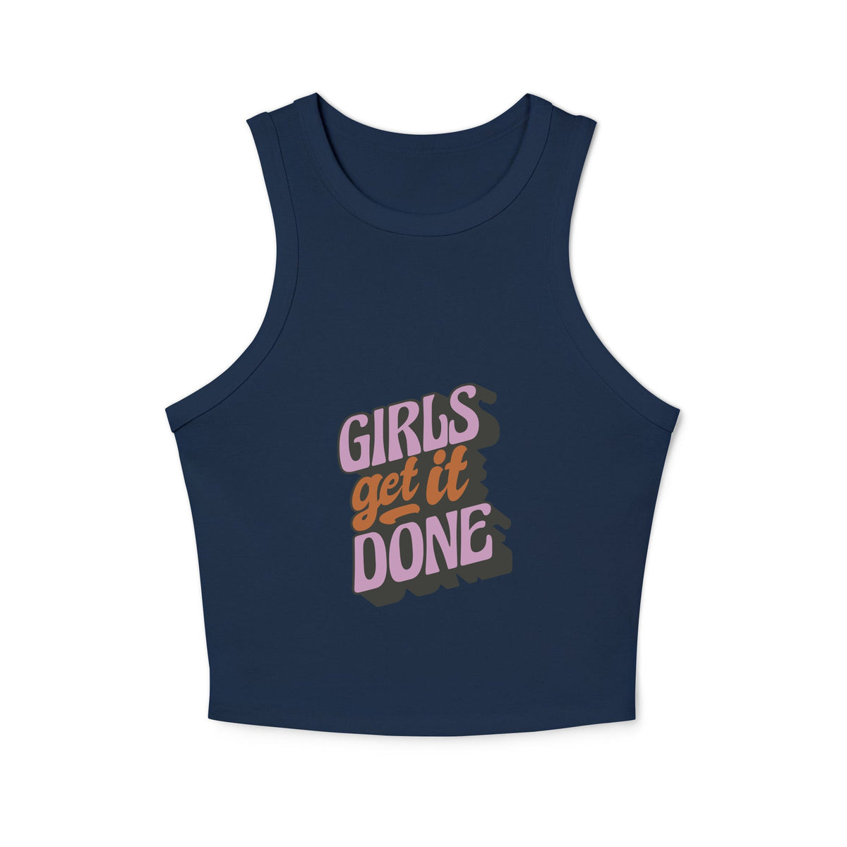 Women's micro rib racer tank top - PratSN