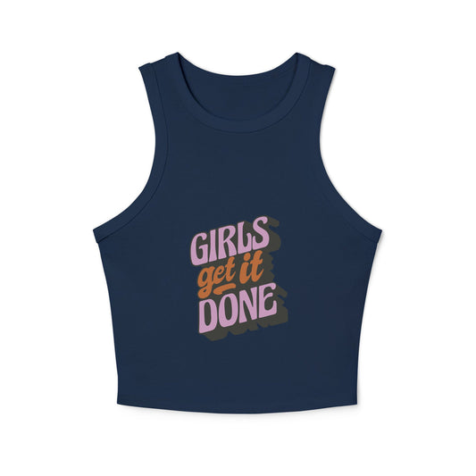 Women's micro rib racer tank top - PratSN