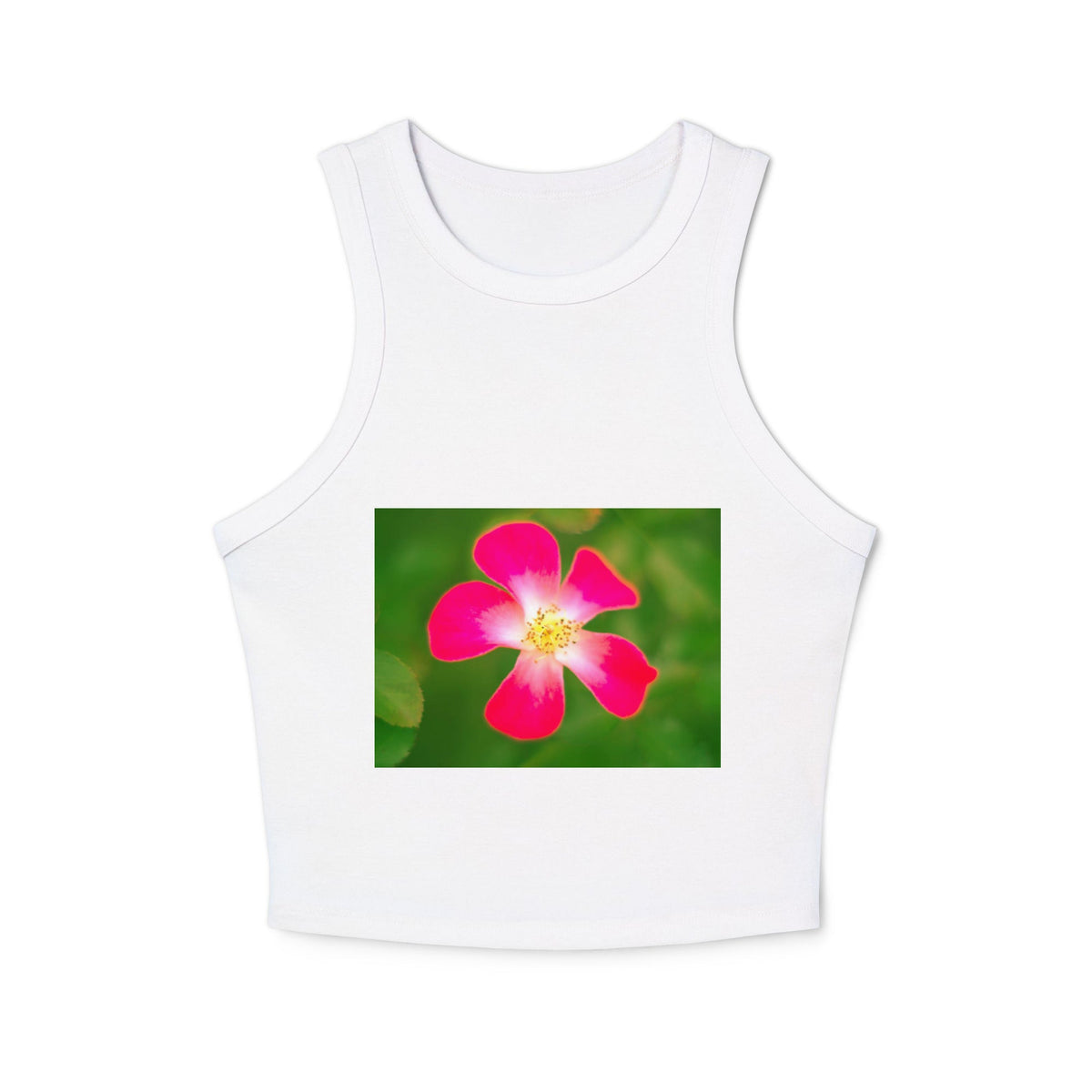 Women's micro rib racer tank top - PratSN
