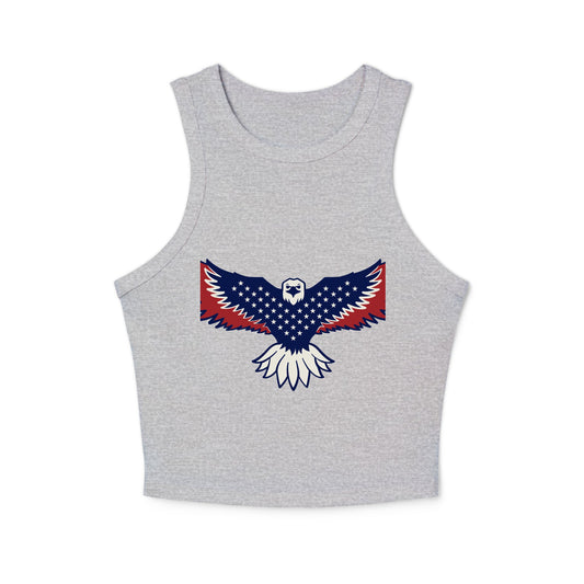 Women's micro rib racer tank top - PratSN
