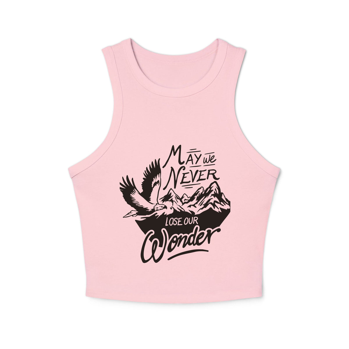 Women's micro rib racer tank top - PratSN