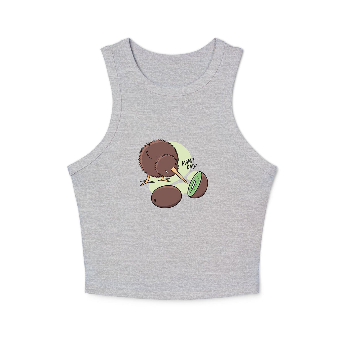 Women's micro rib racer tank top - PratSN