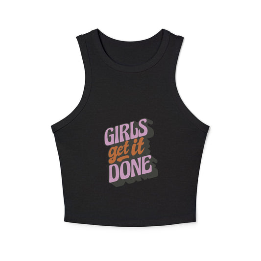 Women's micro rib racer tank top - PratSN