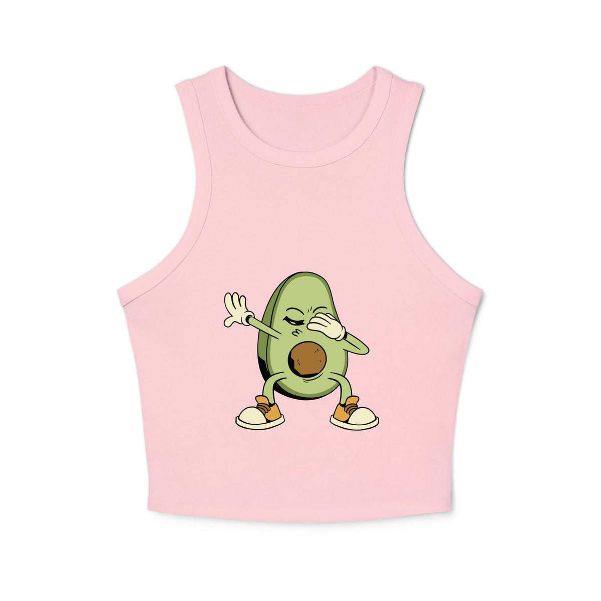 Women's micro rib racer tank top - PratSN
